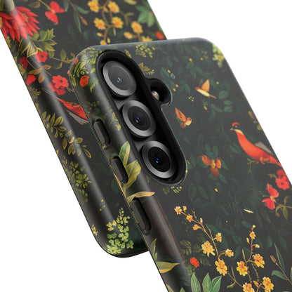 Floral Tough Phone Case, Nature-Inspired Design, Ideal for Garden Lovers, Gift for Birthdays, Christmas, Eco-Friendly Accessory