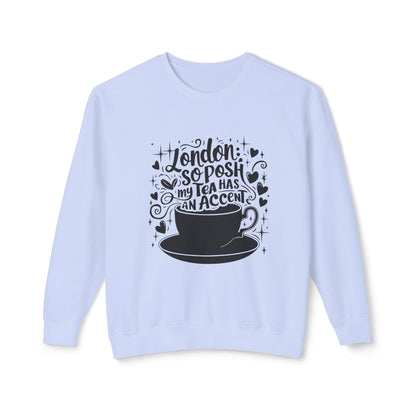 Unisex Lightweight Crewneck Sweatshirt - London's Tea