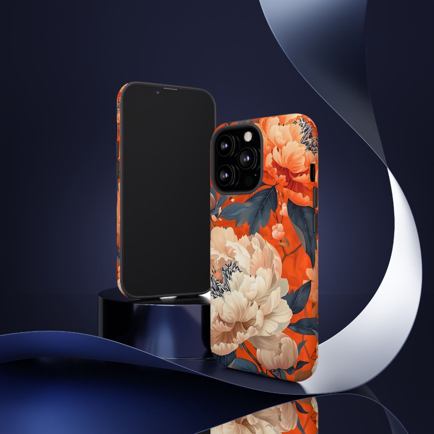 Floral Tough Case, Durable Floral Phone Case, Stylish Protection Case, Gift for Her, Spring Accessories, Mother’s Day Gift