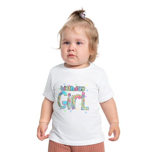 Birthday Girl Baby T-Shirt - Cute Celebration Tee for Little Ones