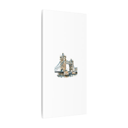 London Bridge Matte Canvas Wall Art, Elegant Home Decor, Unique Gift for Art Lovers, Travel Enthusiast Wall Decor, Modern Aesthetic