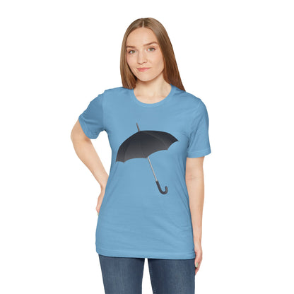 Unisex Jersey Short Sleeve Tee - Regal Royal Umbrella - Elegant and Majestic