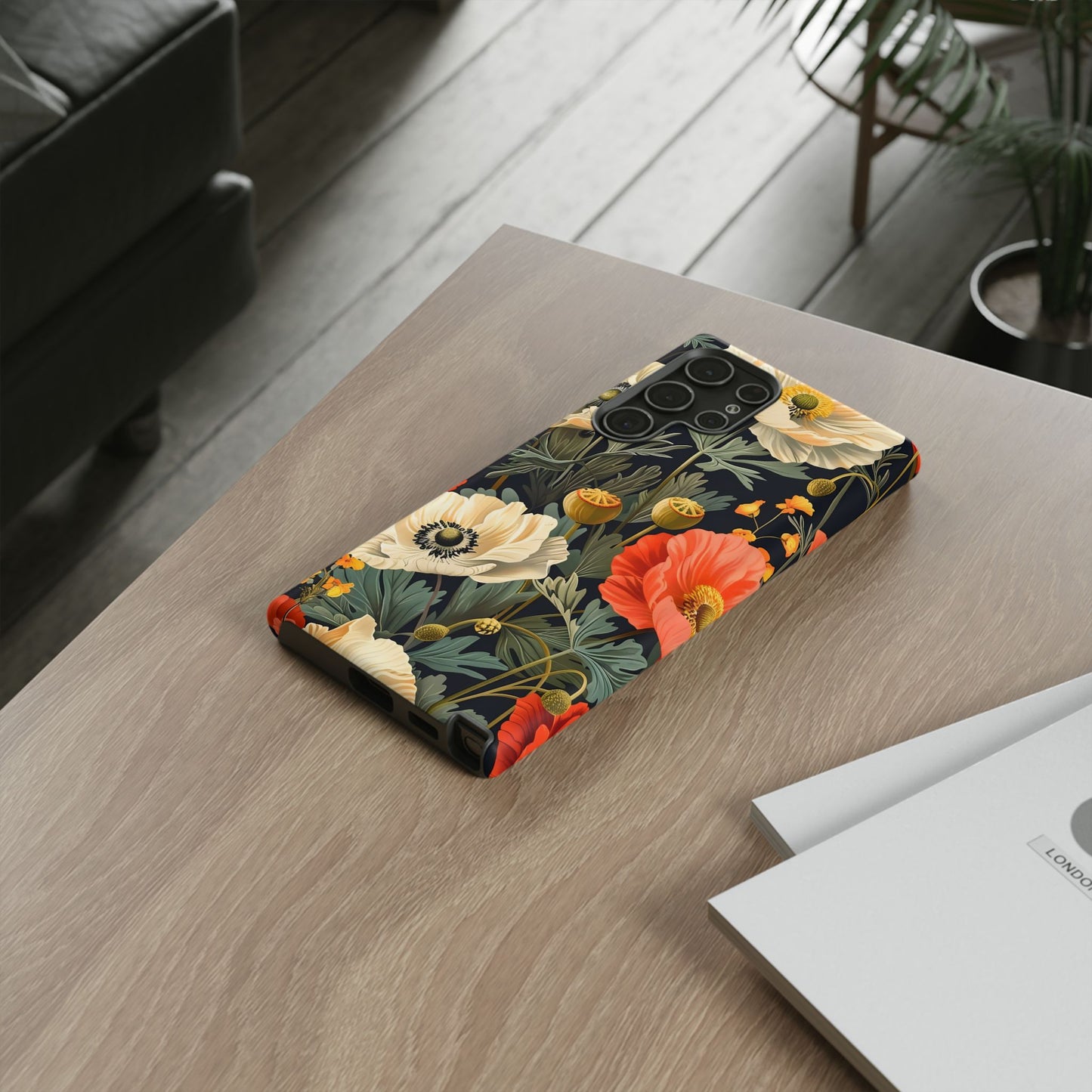 Floral Phone Case - Tough Cases with Vibrant Garden Design, Phone Accessory, Gift for Her, Spring Style, Nature Lover