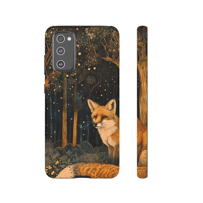 Fox Forest Phone Case, Cool Tough Case for Animal Lovers, Nature Themed Accessory, Unique Gifts for Her, Wildlife Protection