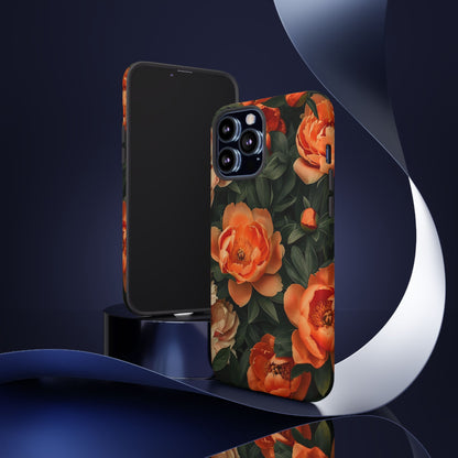 Stylish Floral Phone Case, Tough Cases, Floral Phone Cover, Gift for Her, Spring Accessories, Mother's Day, Phone Protection