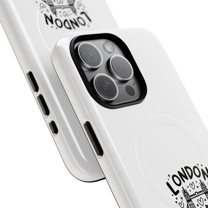 London-Inspired Tough Magnetic Cases | Perfect for Travelers, Gift for Friends, Unique Phone Protection, London Souvenirs, Travel Gifts