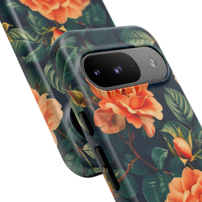 Floral Phone Case, Tough Cases for Nature Lovers, Botanical Design, Phone Protection, Gift for Her, Trending Floral Accessories
