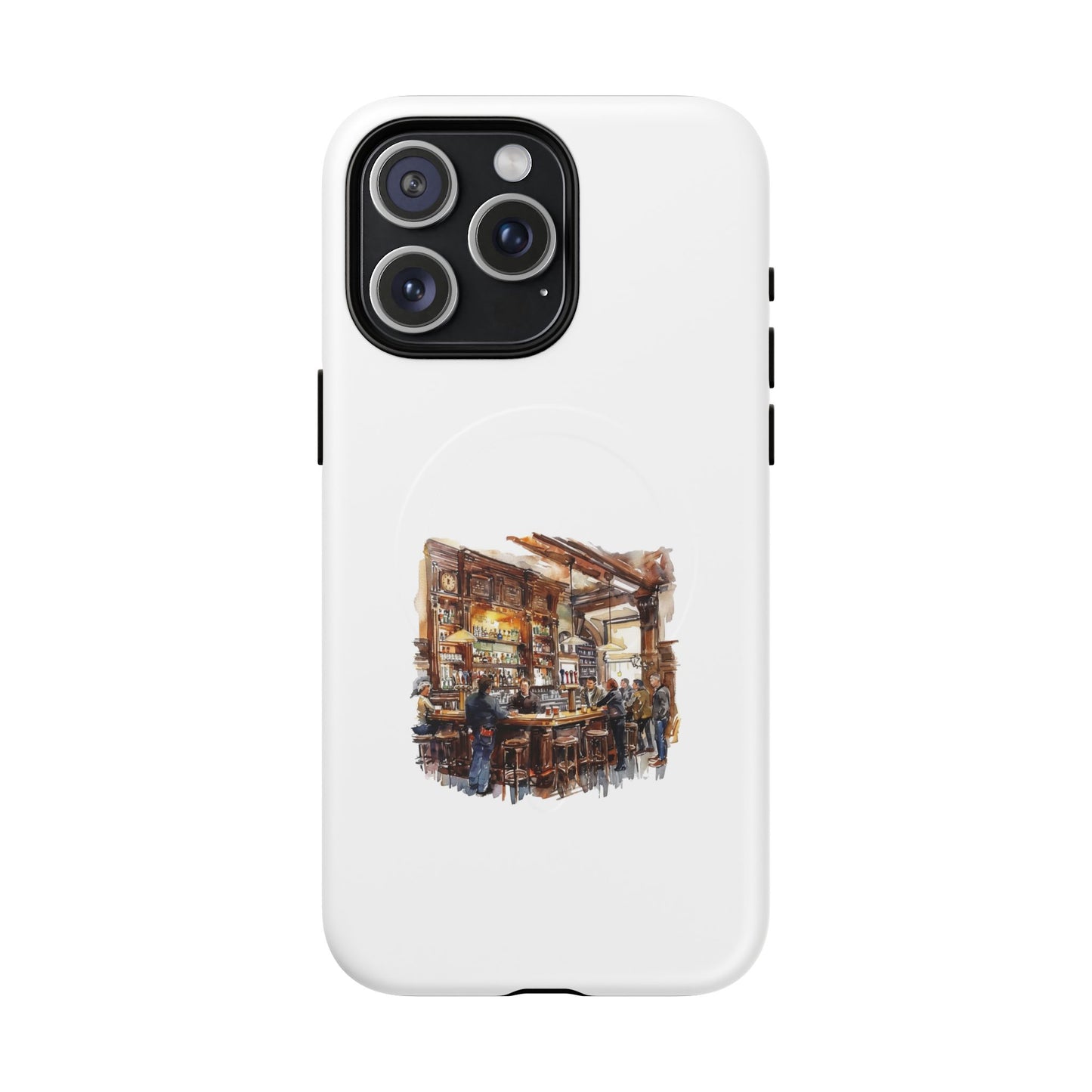 Artistic Tough Magnetic Phone Case for Secure Style, Protective Cover, Customizable Gift, Unique Accessories, Everyday Use