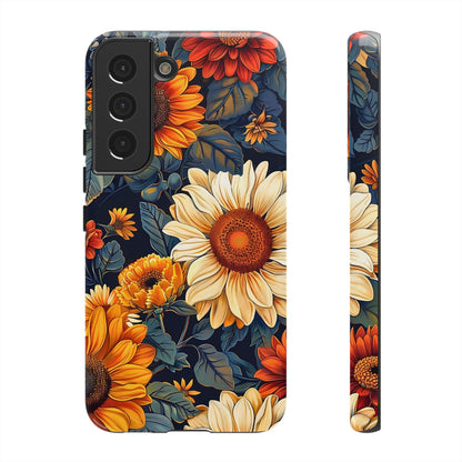 Floral Tough Phone Case | Sunflower Design, iPhone Cover, Protective Case, Gifts for Her, Floral Phone Accessory