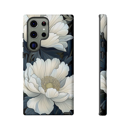 Elegant Floral Phone Case, Floral iPhone Cover, Flower Art Phone Case, Eco-Friendly Mobile Protection, Tough & Stylish Phone Case