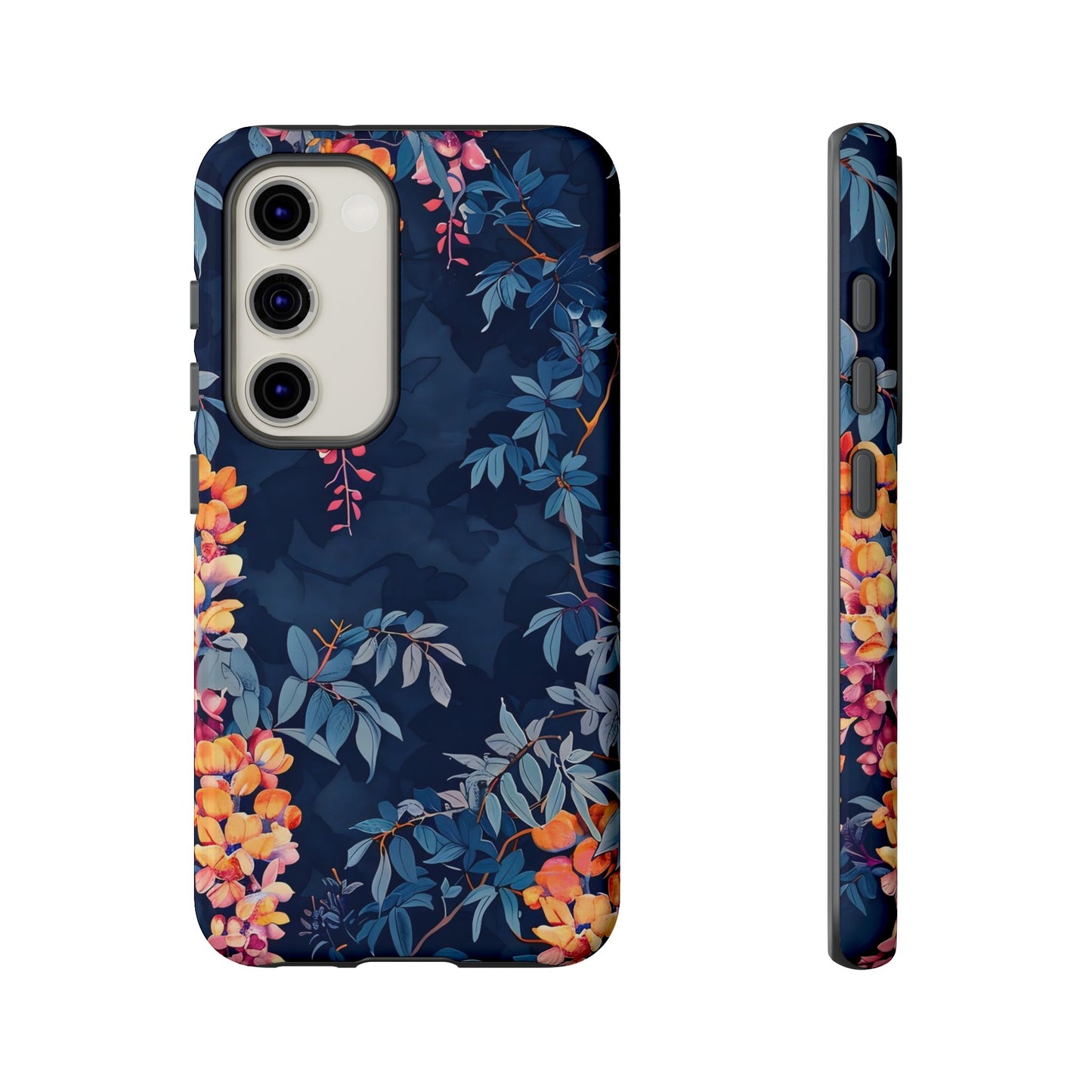 Floral iPhone Case, Tough Phone Cover, Gift for Her, Nature Lover Accessory, Spring Decor, Unique Floral Design