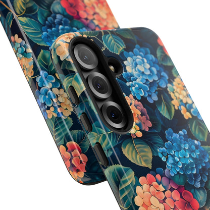 Floral Phone Case, Stylish Tough Case for Gardener Gift, Flower Lover Accessory, Pretty Floral Design, Protective Case