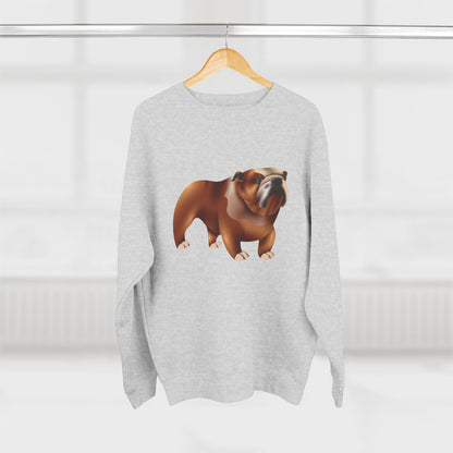 Unisex Crewneck Sweatshirt - Adorable British Dog