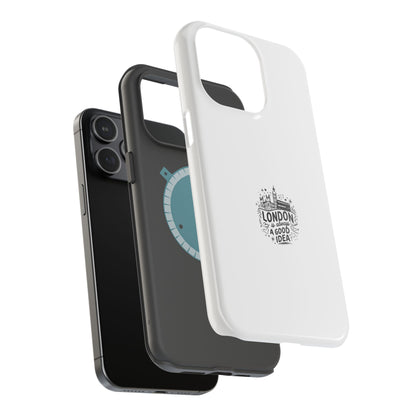 London Good Idea Magnetic Phone Case, Travel Accessories, Unique Gift, Phone Cover, London Souvenir, Custom Case