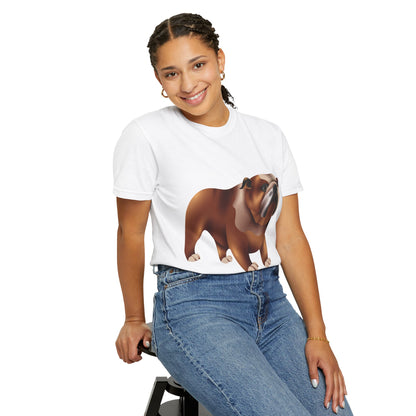 Unisex Garment-Dyed T-shirt - Lovely British Dog