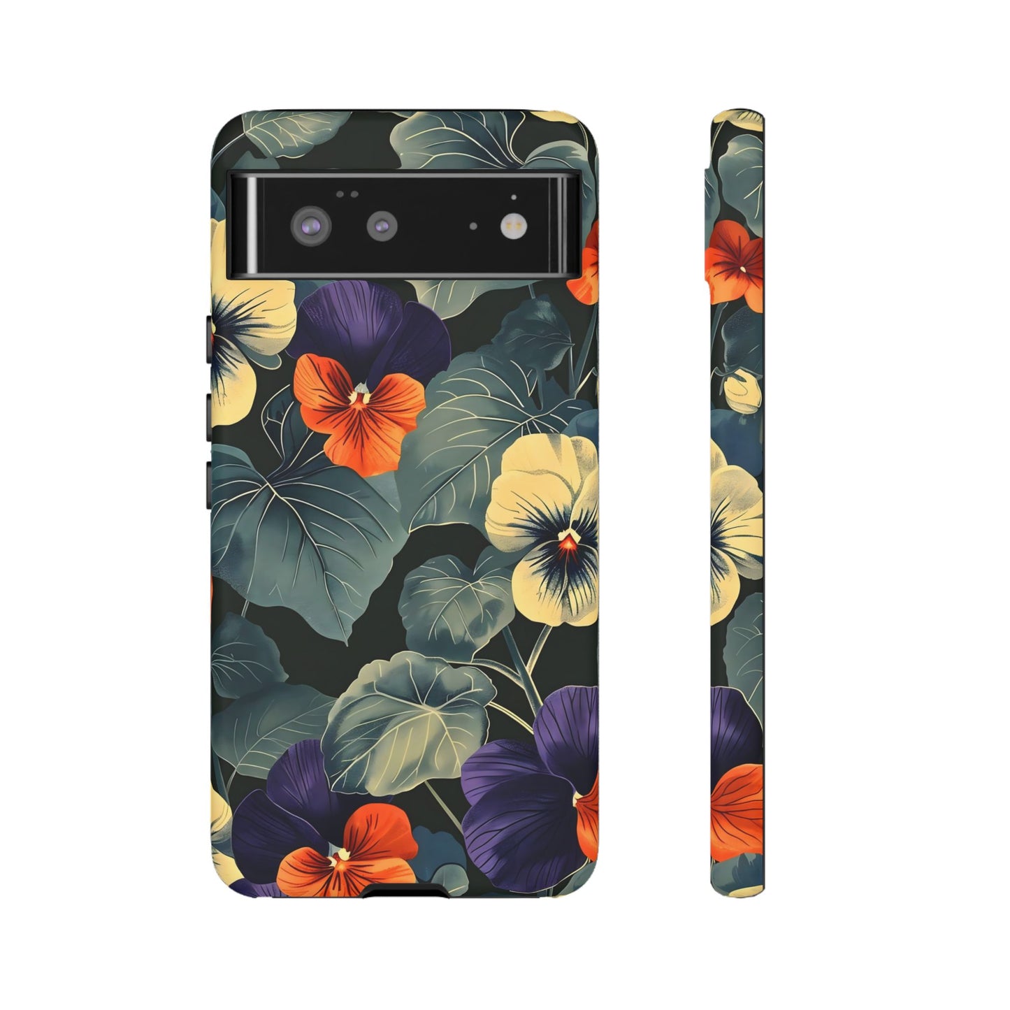 Tough Cases Floral iPhone Case, Tough Phone Cover, Stylish Floral Design, Gift for Her, Summer Vibe, Durable Protective Case
