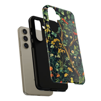 Floral iPhone Case, Nature Inspired Tough Case, Botanical Phone Cover, Eco-Friendly Gift, Unique Floral Design
