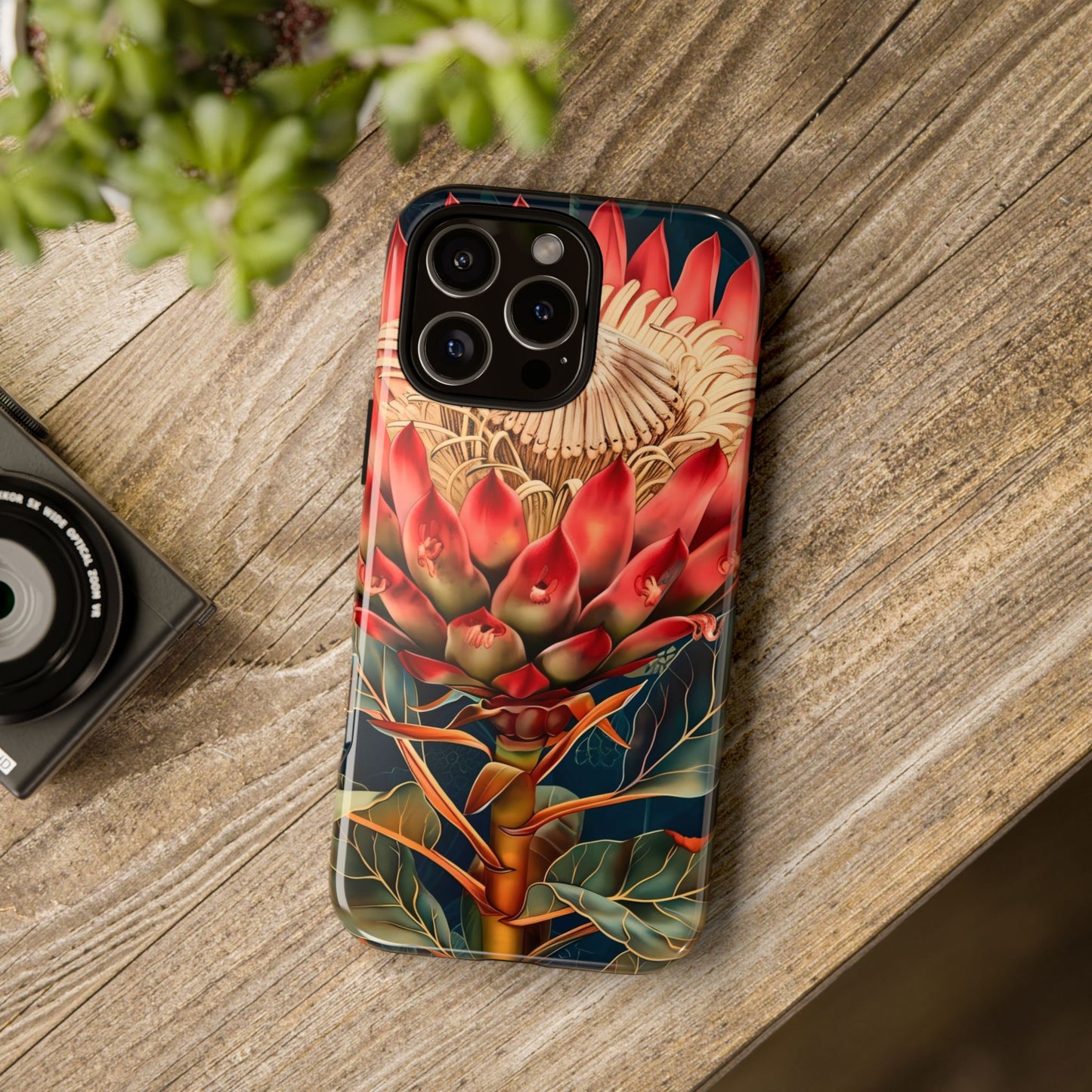 Tough Cases: Vibrant Floral Phone Case, Tough Phone Covers, Floral Art Cases, Nature Design Accessories, Gift for Nature Lovers