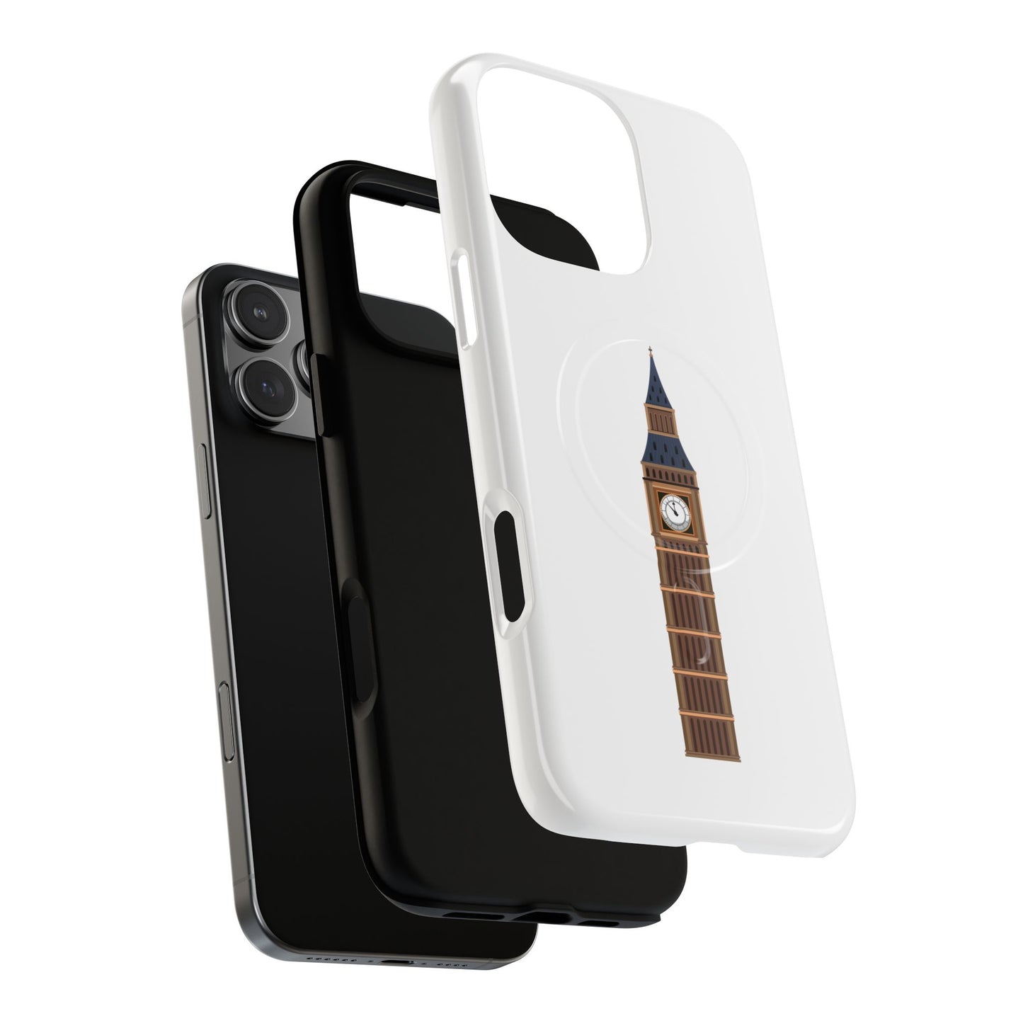 Tough Magnetic Phone Cases with Iconic Big Ben Design, Phone Protector, Unique Gift, London Souvenir, Magnetic Case for Phones