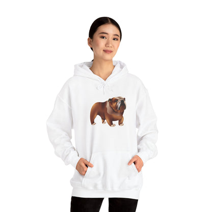 Unisex Heavy Blend™ Hooded Sweatshirt - Adorable British Dog