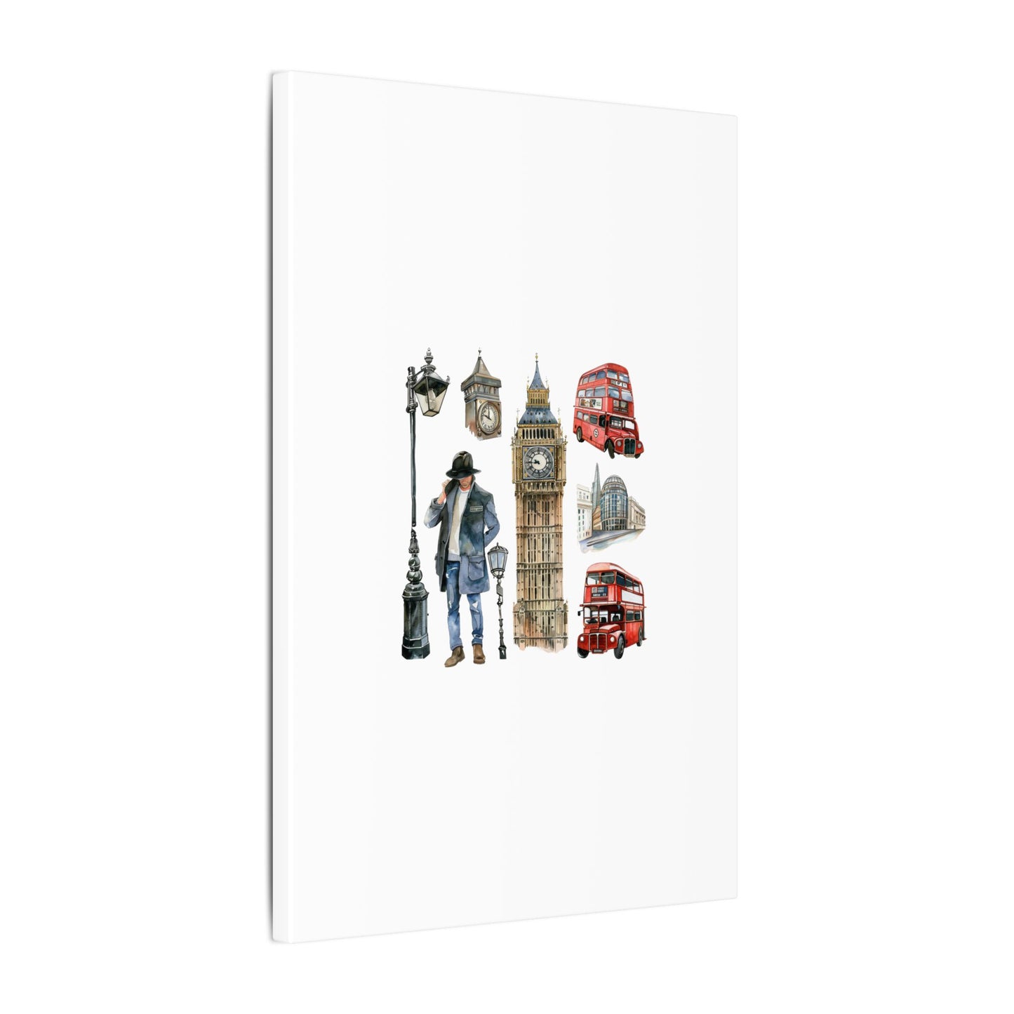 Canvas Art Print, London Skyline, Home Decor, Wall Art, Gift Idea, Travel Memories, Modern Wall Art