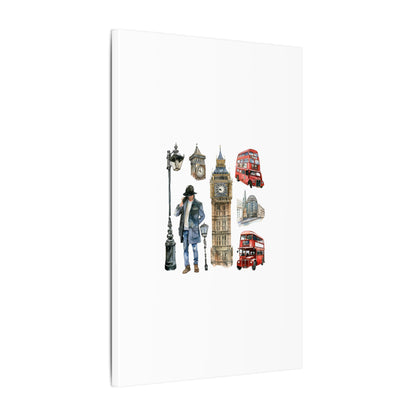 Canvas Art Print, London Skyline, Home Decor, Wall Art, Gift Idea, Travel Memories, Modern Wall Art