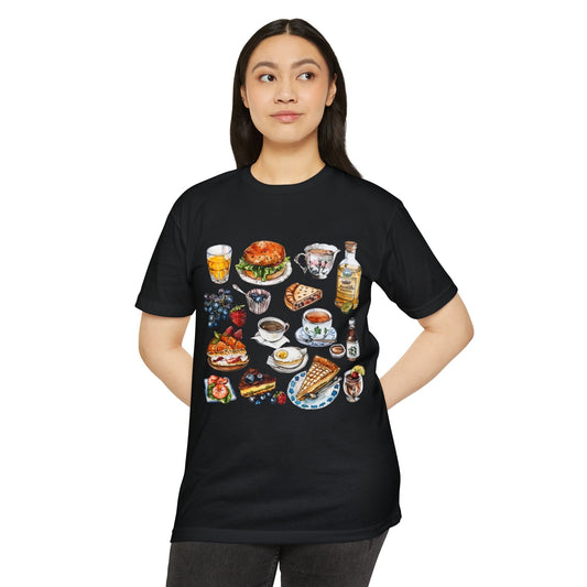 Unisex CVC Jersey T-shirt - Quintessential England - A Celebration of Icons