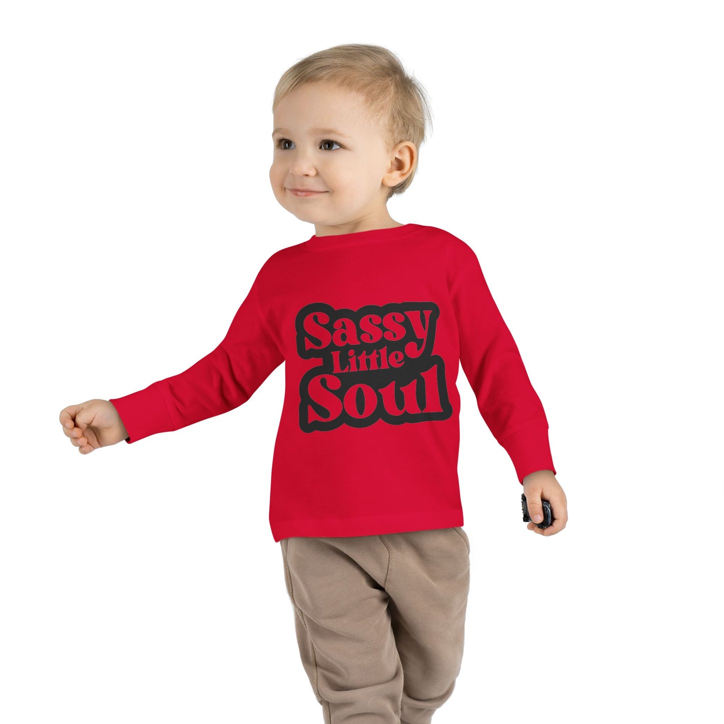 Sassy Little Soul Toddler Long Sleeve Tee - Fun & Playful Apparel for Kids
