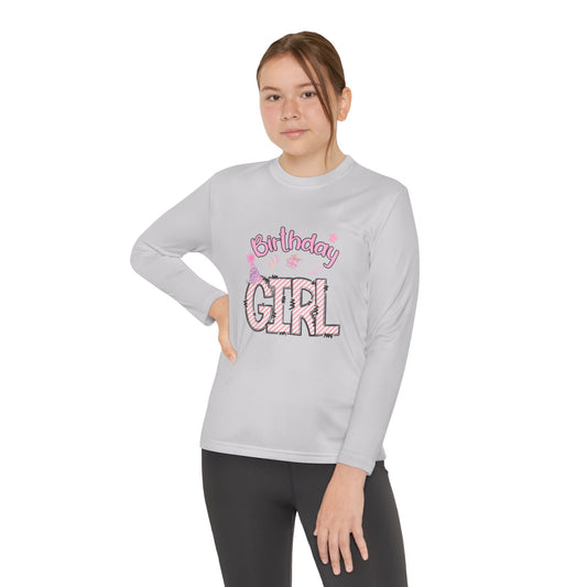 Birthday Girl Youth Long Sleeve Tee - Perfect for Celebrations!