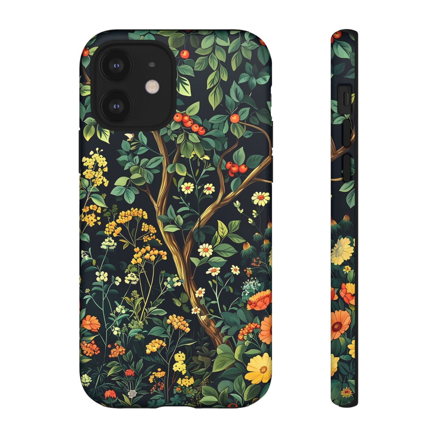 Floral Phone Case - Tough Cases, Colorful Nature Design, Gift for Flower Lovers, Phone Accessory, Unique Cell Phone Cover