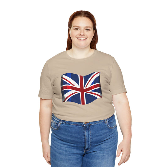Unisex Jersey Short Sleeve Tee - Classic UK Flag Design - Union Jack Symbol