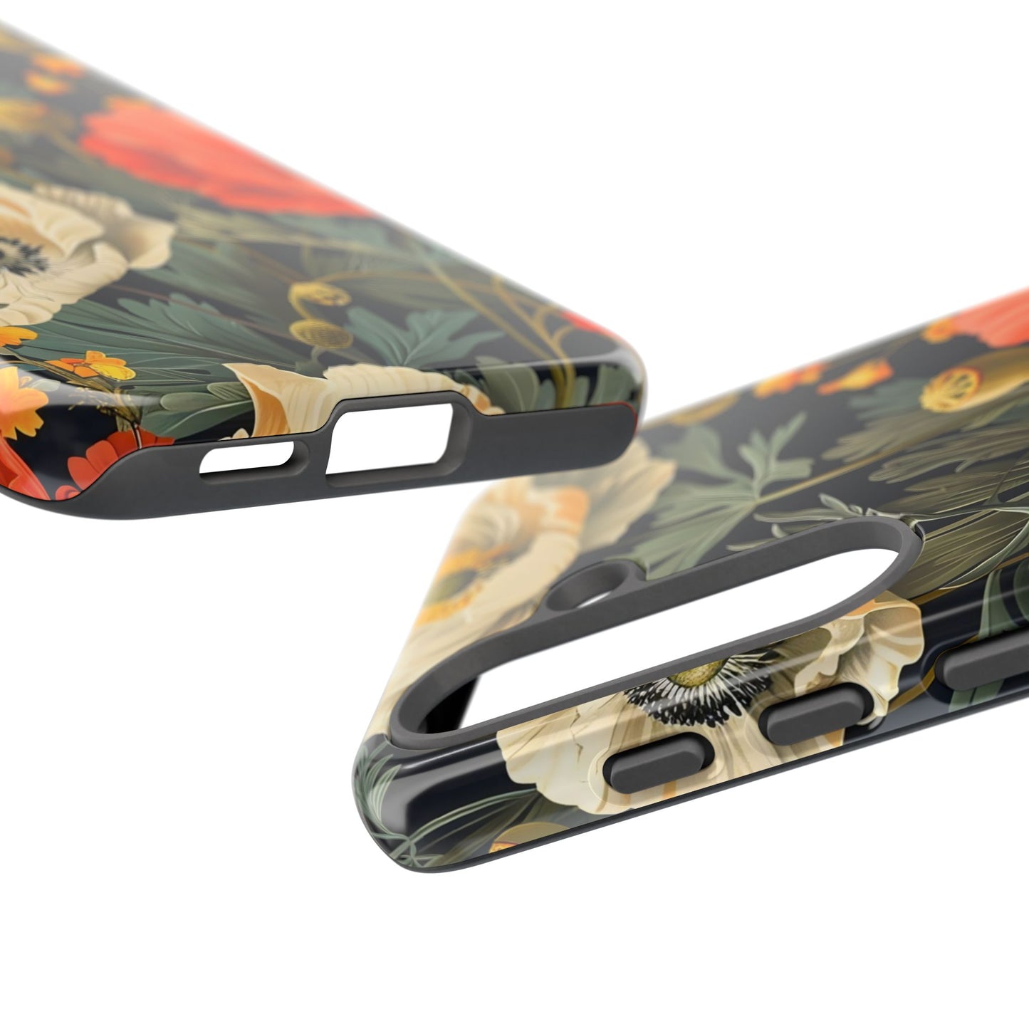 Floral Phone Case - Tough Cases with Vibrant Garden Design, Phone Accessory, Gift for Her, Spring Style, Nature Lover