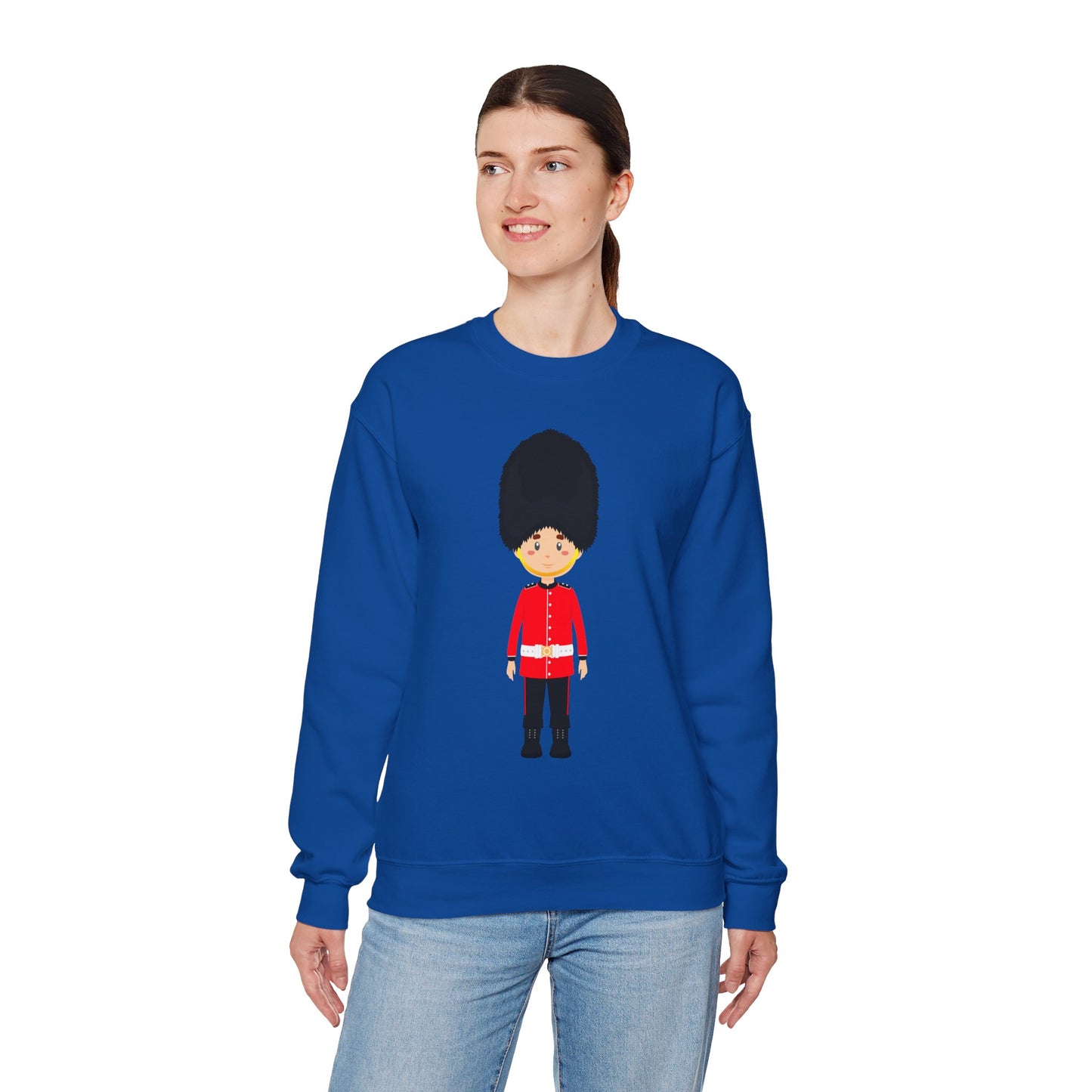 Unisex Heavy Blend™ Crewneck Sweatshirt - Scarlet Pride - The Classic British Soldier
