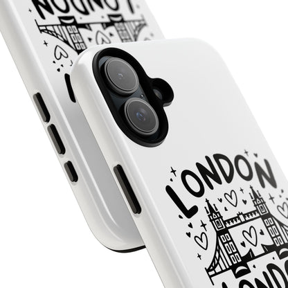 Love London Bridge Phone Case, Tough Cases for London Lovers, Cute Protection, Travel Gift, Phone Accessory, Design with Love