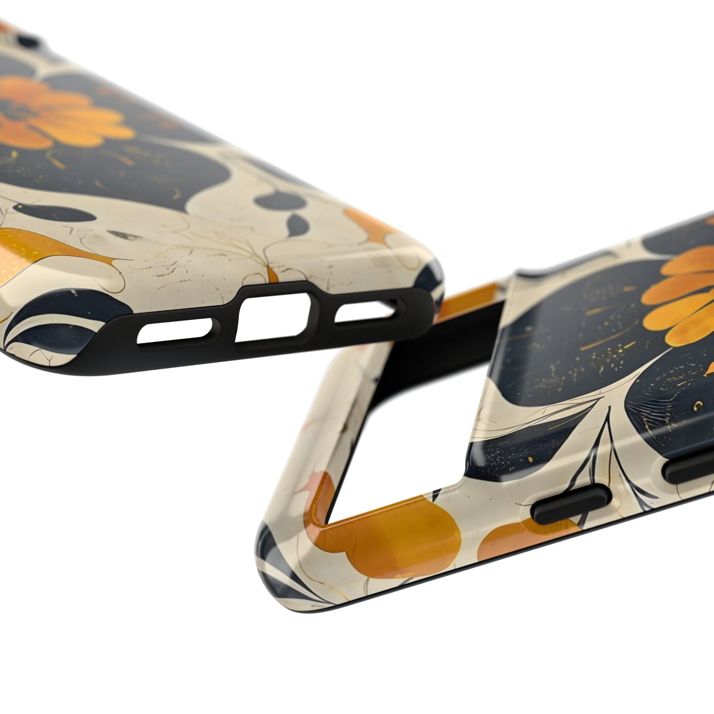 Floral Phone Case - Tough Cases, Botanical iPhone Cover, Vintage Flower Design, Durable Smartphone Protection, Unique Gift Idea