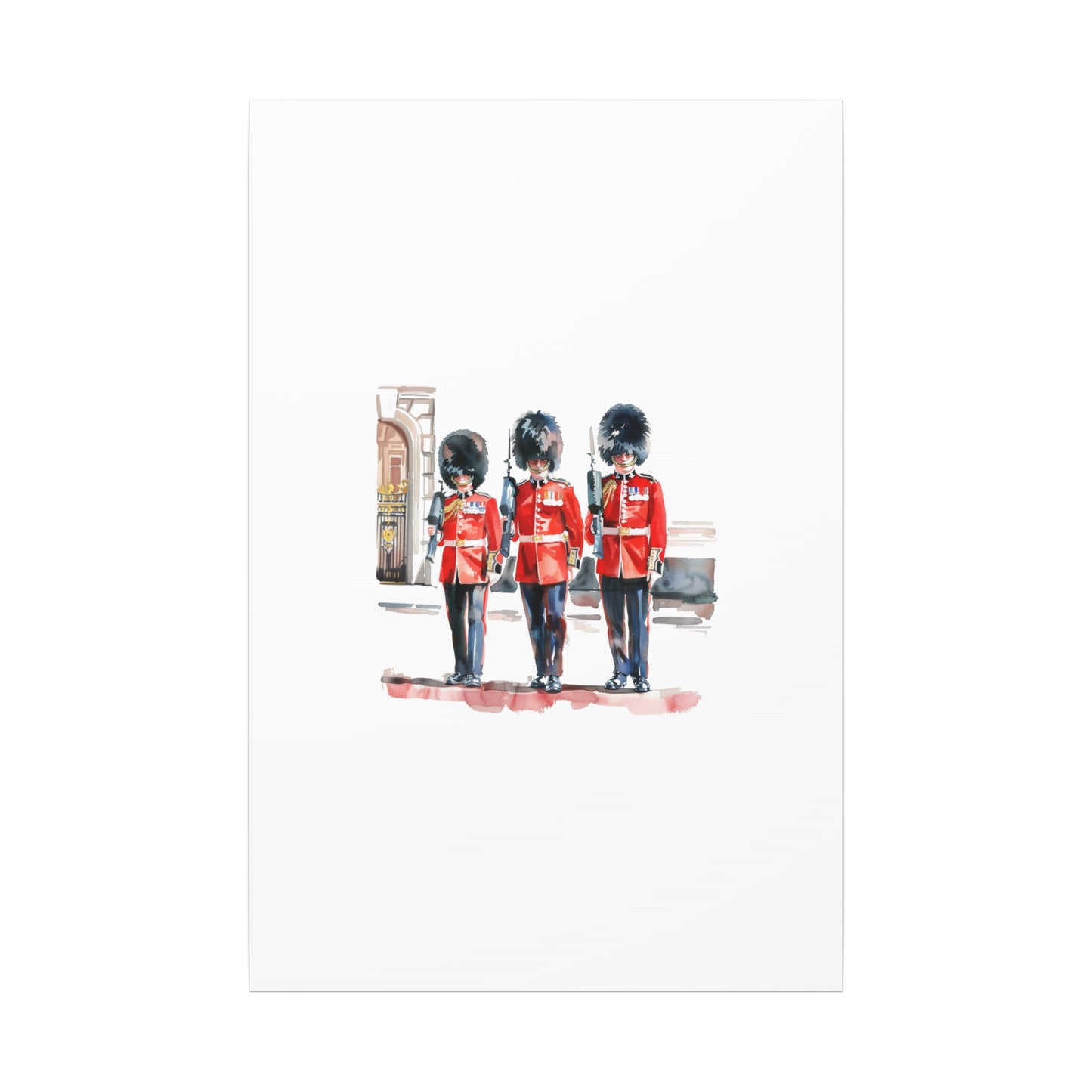 Royal Guards Canvas Print, British Wall Art, Home Decor, Unique Gift, London Culture