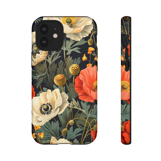 Floral Phone Case - Tough Cases with Vibrant Garden Design, Phone Accessory, Gift for Her, Spring Style, Nature Lover