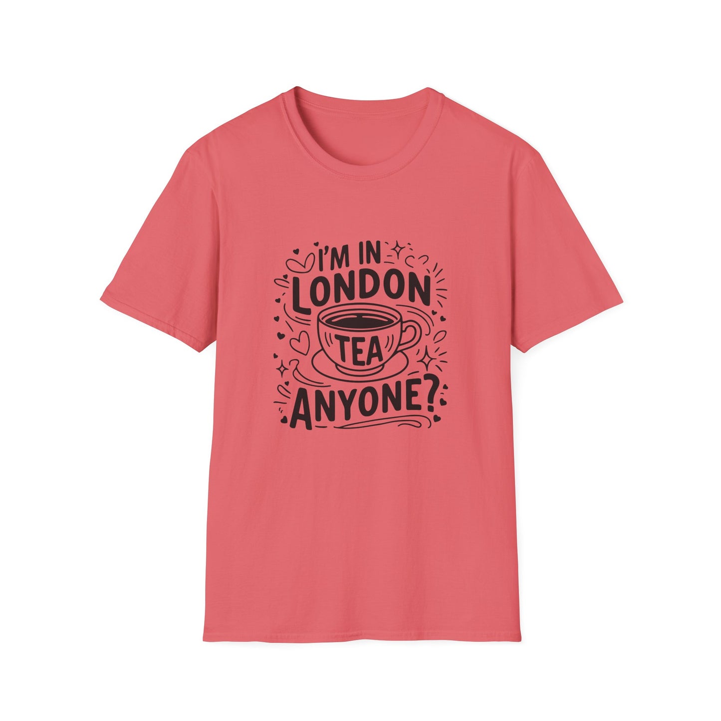 London's Nostalgic Tea Trendy Unisex Softstyle T-Shirt