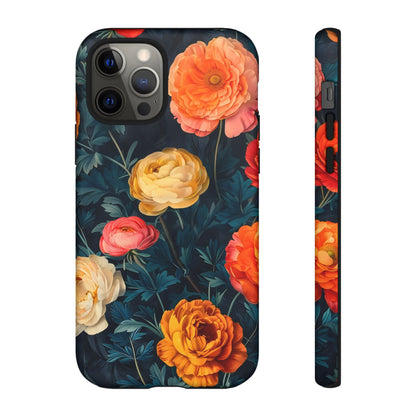 Floral Phone Case, Tough Cases for Phone Protection, Gift for Flower Lovers, Floral Designs, Spring Decor