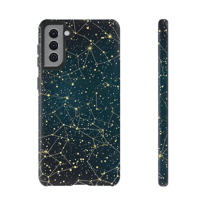 Celestial Phone Case - Starry Night Galaxy Design, Tough Case for Astrology Lovers, Cosmic Gift for Birthdays, Space Themed Accessory