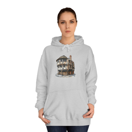 Unisex College Hoodie - Home of the Pint - A British Pub Legacy