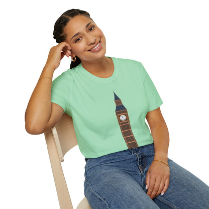 Unisex Softstyle T-Shirt - Iconic Big Ben Clock Tower