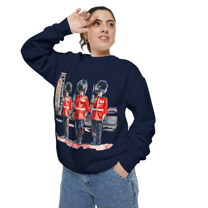 Unisex Garment-Dyed Sweatshirt - British Royal Guard