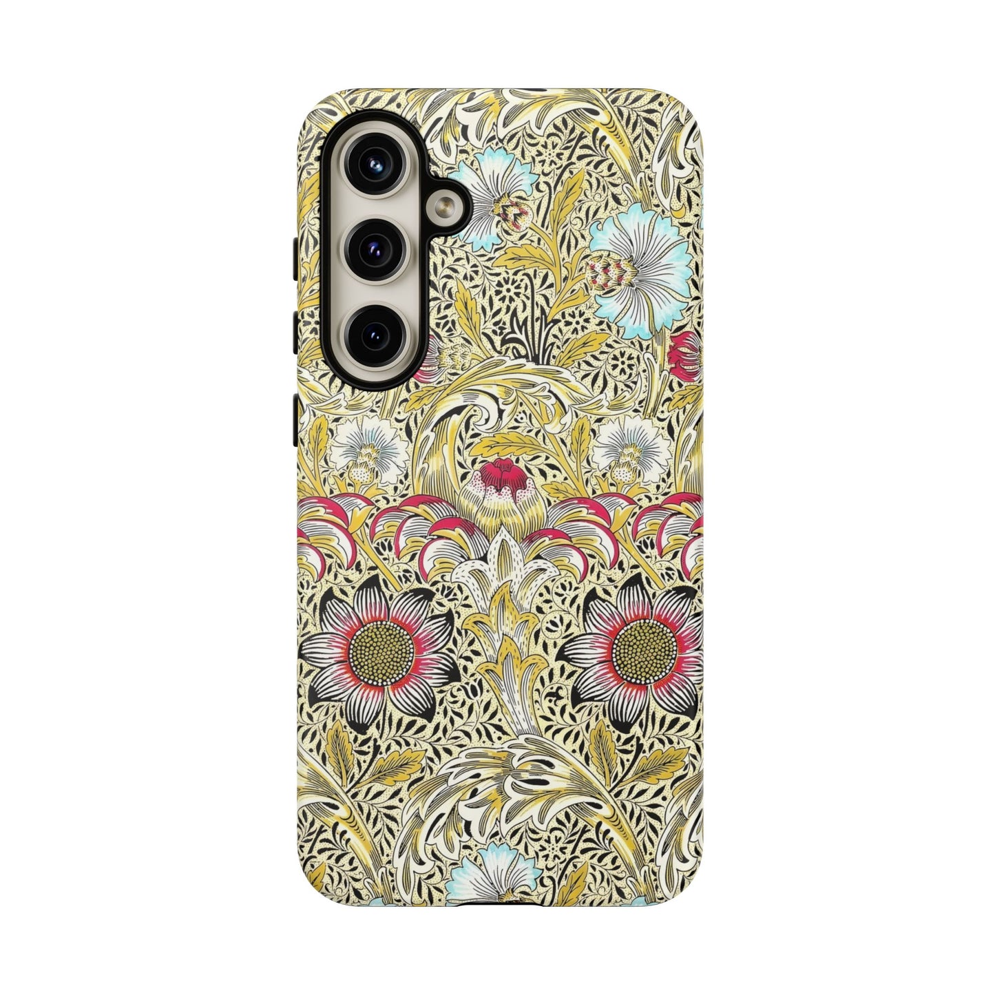 Floral Phone Case - Tough Cases, Floral Design, Stylish, Protective, Unique Gift for Her, Phone Accessories