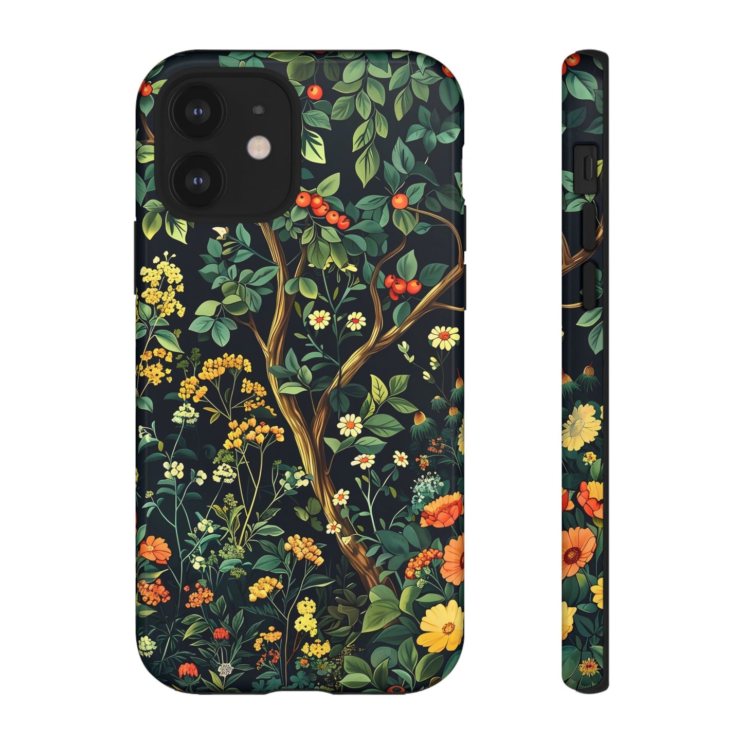 Floral Phone Case - Tough Cases, Colorful Nature Design, Gift for Flower Lovers, Phone Accessory, Unique Cell Phone Cover