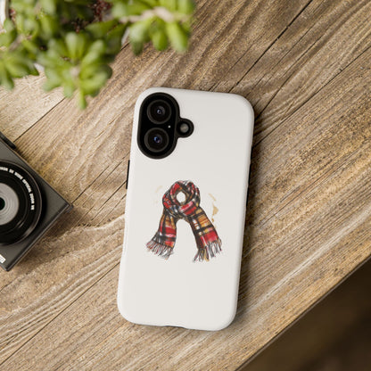Stylish Phone Case with Cozy Scarf Design