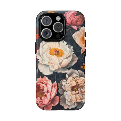Floral Phone Case, Tough Phone Cover, Flower Design, Unique Gift for Her, Trendy Accessory, Spring Decor