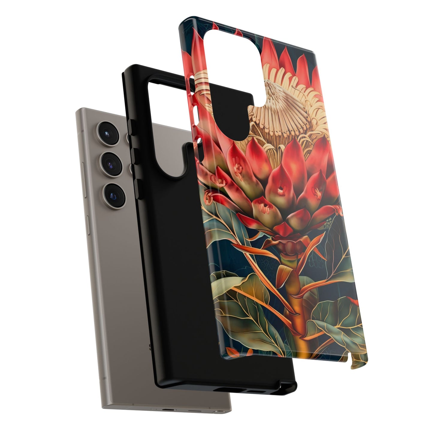 Tough Cases: Vibrant Floral Phone Case, Tough Phone Covers, Floral Art Cases, Nature Design Accessories, Gift for Nature Lovers