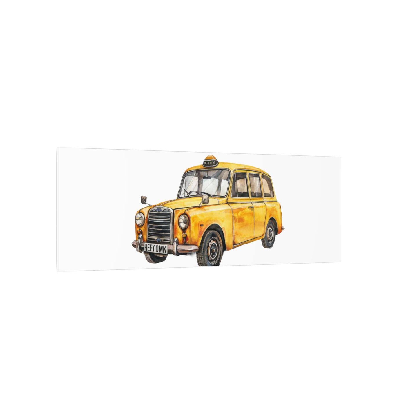 Vintage Taxi Matte Canvas, Stretched, 0.75" (Multi-Size)