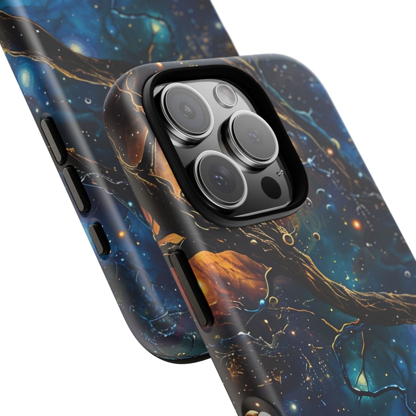 Galaxy Phone Case, Tough Cases with Cosmic Design, Unique Gift for Astronomers, Sci-Fi Fans, Starry Night, Outer Space